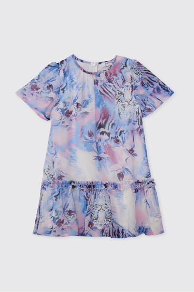 Panço Baby Girl Blue Dress