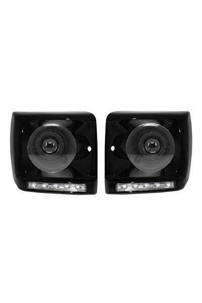 tuningset Καλύμματα Προβολέων LED DRL Χρωμιωμένα, κατάλληλα για Mercedes G-Cl...