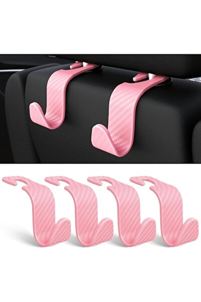 NEXTWAVE Set of 4 NextWave® Car Hooks for Headrest, Universal Car Seat Organi...