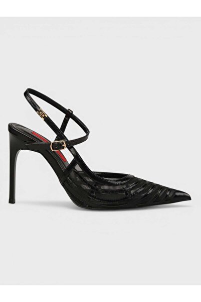 Sadık Yılmaz Women's summer 11cm stiletto heel sandals - 574 0131 - black cri...