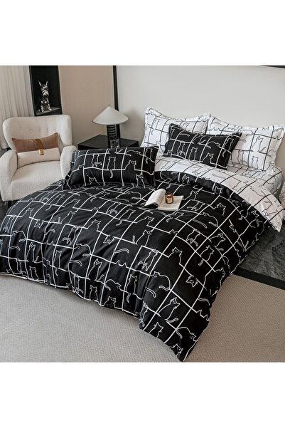 Generic Brand Double Duvet Cover Set set, 6 pieces, Stretchy sheet for mattre...