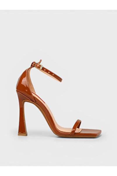 Sadık Yılmaz Women's summer 11cm stiletto heel sandals - 574 1110-26 - tan pa...