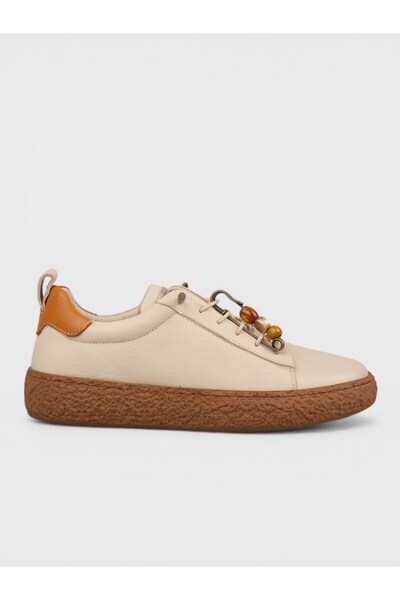 Sadık Yılmaz Women's Summer Casual Shoes - 554 2684 - Beige