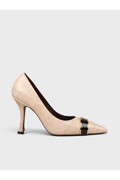 Sadık Yılmaz Women's Summer 11cm Thin Closed Heel Shoes - 574 351-26 - Beige ...