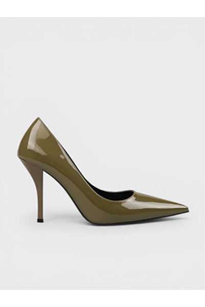 Sadık Yılmaz Women's Summer 11cm Thin Closed Heel Shoes - 574 092-26 - Khaki ...