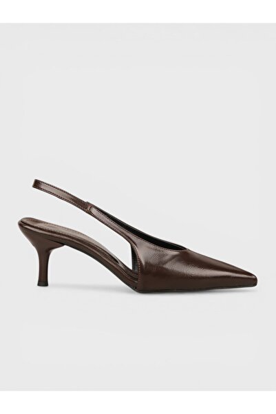 Sadık Yılmaz Women's Summer 5cm Thin Open Heeled Shoes - 600 037 - Brown