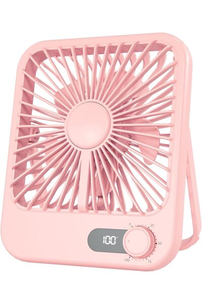 Morvena Picks 100 de viteze - Afișaj digital - Reîncărcabil - Ventilator de b...