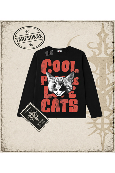 Tarzsokak Gothic & Grunge ULIČNA ODEĆA COOL CATS Dugi RUKAV