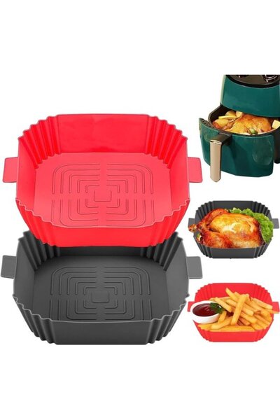 Morvena Picks Forme de copt din silicon, potrivite pentru friteuze cu aer cal...
