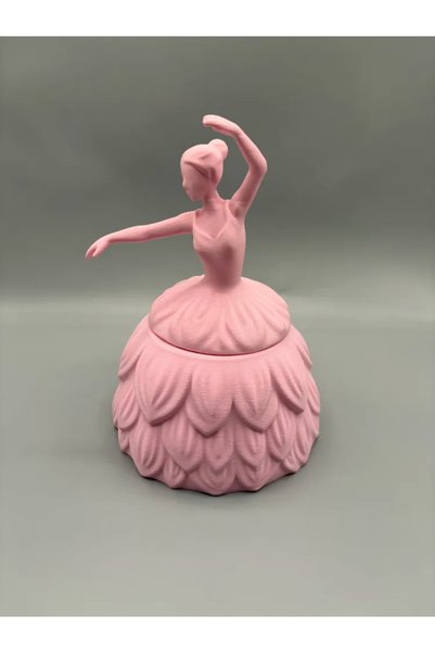 ShapeShift Decorative Stylish Storage Box in Ballerina Tutu Form - Pink