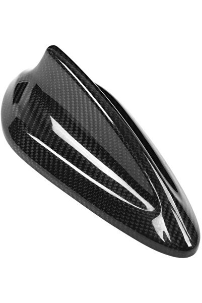 Morvena Picks Capac antenă auto tip aripioară de rechin, din fibră de carbon,...