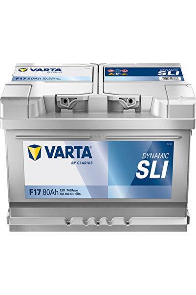 Varta F17 80Ah 740A 12V Otomobil Ticari Aküsü – Yeni Seri - 2026 Üretim