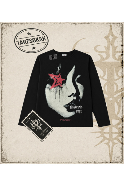 Tarzsokak Gotik & Grunge STREETWEAR AWAY YOUR Long Sleeve