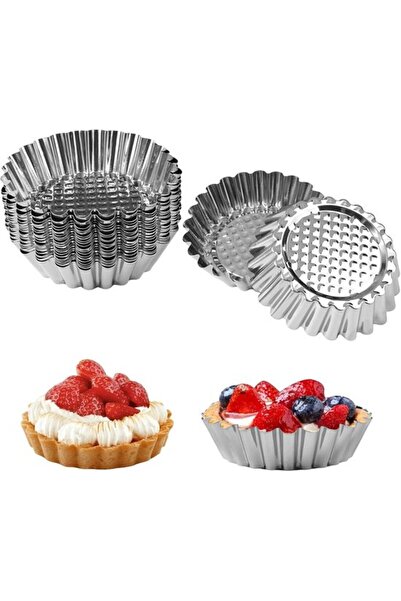 Morvena Picks Set de 20 de mini forme de tort din oțel inoxidabil, antiaderen...