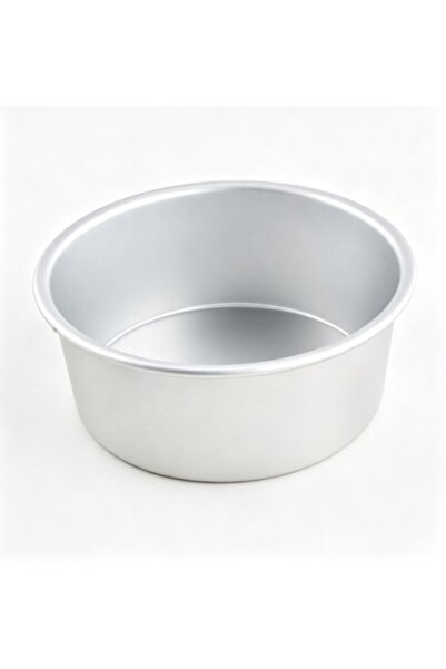 Morvena Picks Tavă rotundă din aluminiu anodizat, 18 cm, argintie