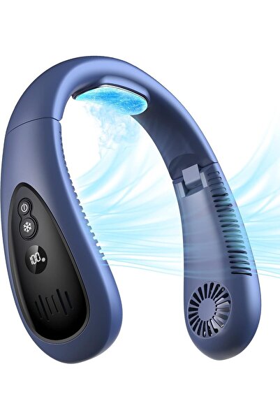 Morvena Picks Ventilator portabil de gât cu placă de răcire și rotație la 360...