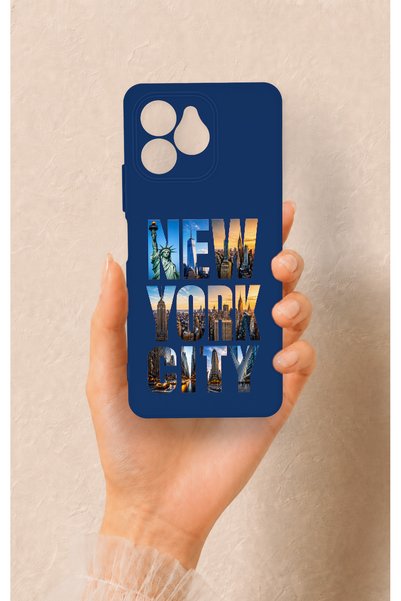Vip Case Omix X6 Compatible New York City Patterned Silicone Case
