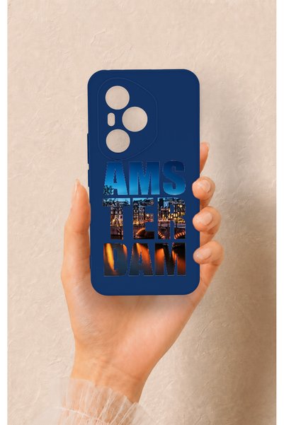 Vip Case Honor 400 Pro Compatible Amsterdam Patterned Silicone Case