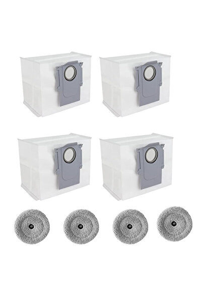 OEM 4 bucăți lavete pentru mop de margine + 4 saci de praf pentru robotul Rob...