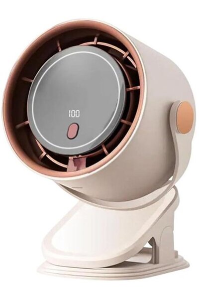 Morvena Picks Ventilator 3-în-1, ventilator de birou reglabil cu clemă, 360 °...