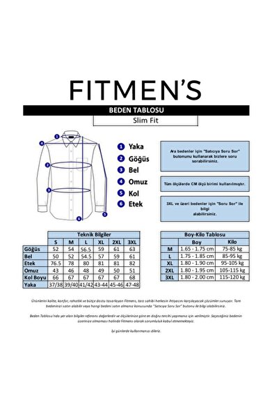 Fitmens Slim Fit Long Sleeve Cotton Gift Boxed Easy-Iron Men's Shirt Fs-002225 - Mustard