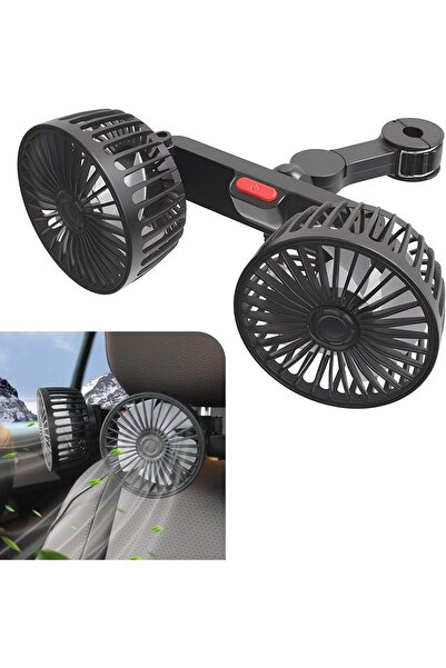 Morvena Picks pc. Ventilator pentru tetiera scaunului din spate – Portabil, 3...
