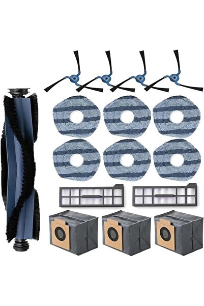 OEM Kit de 16 piese de schimb pentru aspiratorul robot eufy X10 Pro Omni, lav...