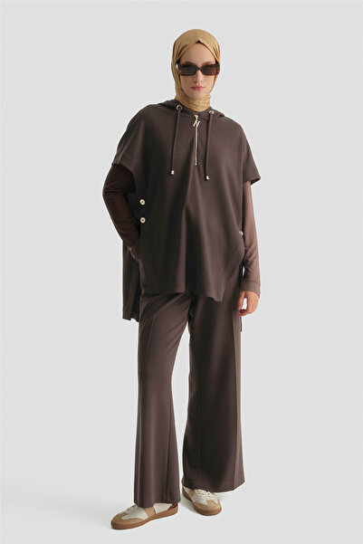 Armine Modal Knitted Suit Mocha
