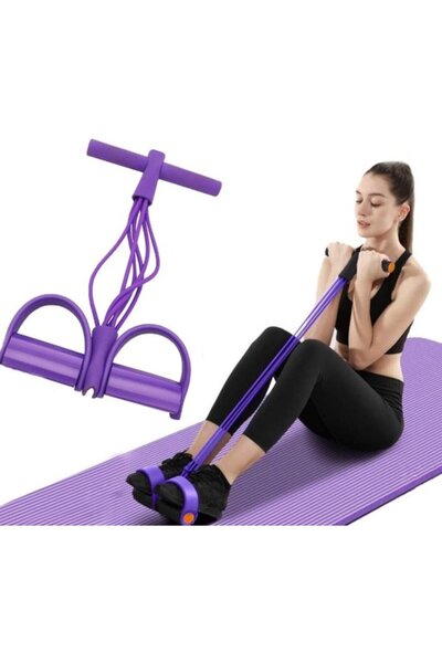Morvena Picks 2 seturi de benzi de rezistență din latex cu 6 tuburi pentru an...