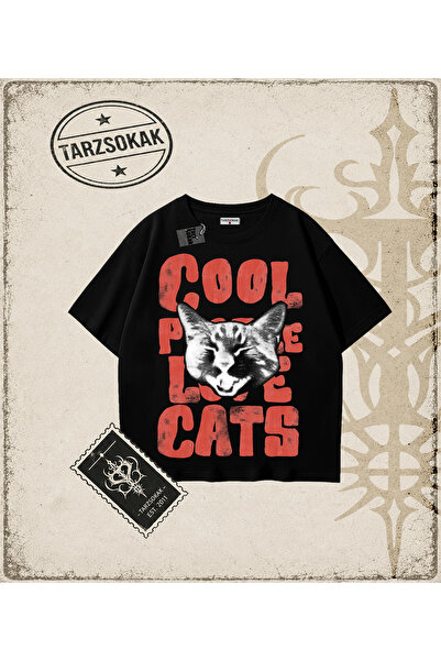 Tarzsokak Gothic & Grunge STREETWEAR COOL CATS majica