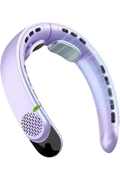 Morvena Picks Ventilator de gât – Mini ventilator portabil de răcire cu 3 vit...