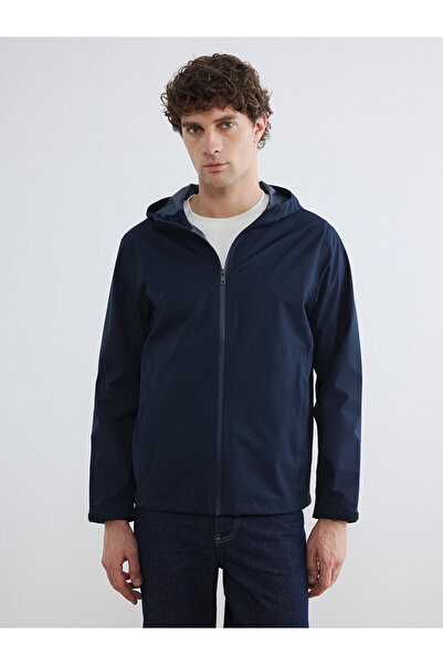 LC Waikiki Man Navy Raincoat