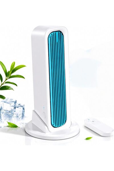 Morvena Picks Ventilator turn alb fără pale - Reîncărcabil prin USB - Baterie...