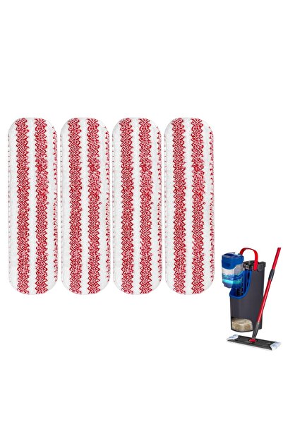 OEM Pachet de 4 lavete pentru mop O-Cedar/Vileda H2prO, înlocuire lavabilă di...