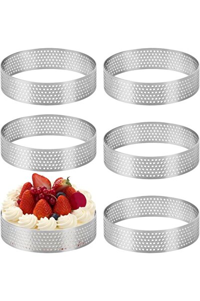 Morvena Picks Set de 6 forme inelare perforate din oțel inoxidabil 430 pentru...