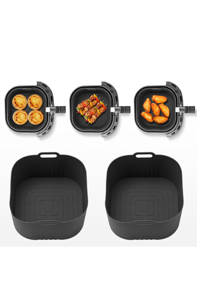 Morvena Picks 2 boluri din silicon pentru airfryer - Compatibile cu Philips H...