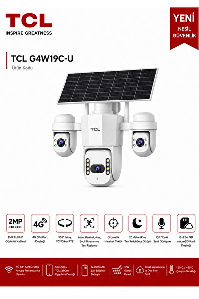 4G AOV SOLAR AKILLI PTZ KAMERA
