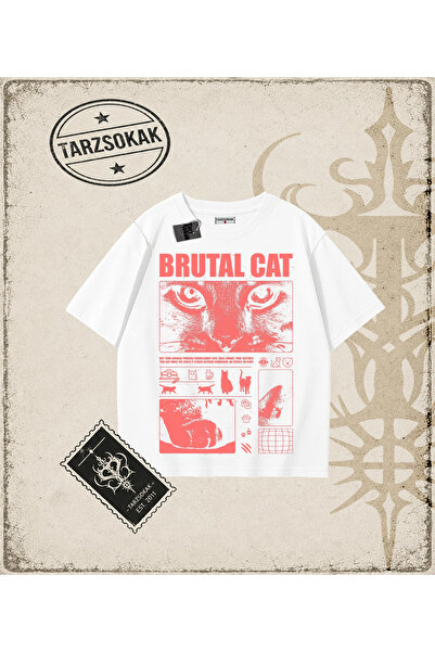 Tarzsokak Gothic & Grunge STREETWEAR BRUTAL CAT majica
