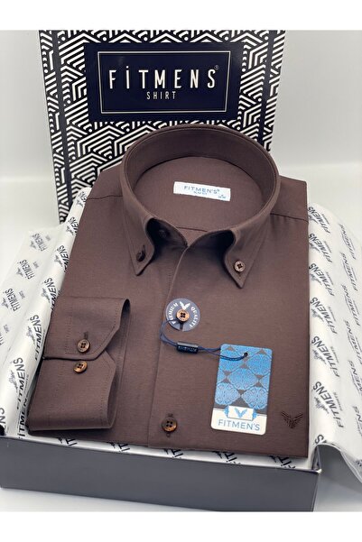 Fitmens Slim Fit Long Sleeve Cotton Gift Boxed Easy-Iron Men's Shirt Fs-00222...