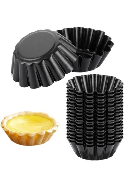 Morvena Picks Set de 20 de forme de copt din oțel carbon, de 6,5 cm, pentru m...