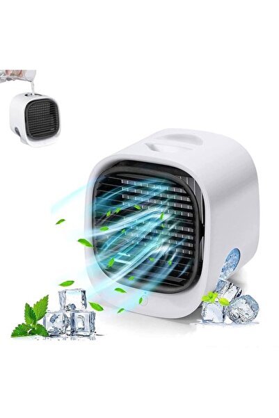 Morvena Picks Mini aparat de aer condiționat, răcitor evaporativ, 300ml, USB