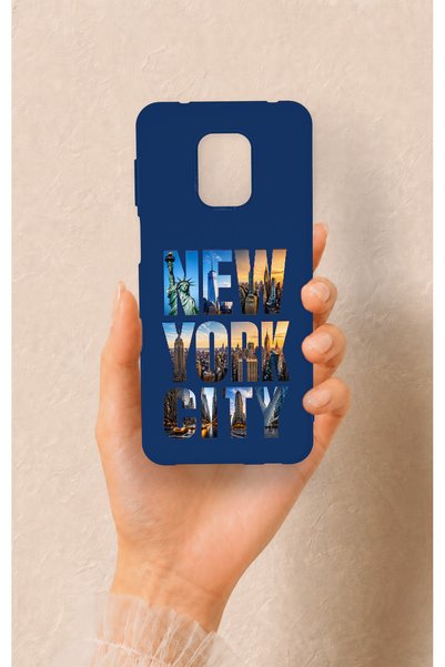 Vip Case Redmi Note 9 Pro 9S Compatible New York City Patterned Silicone Case