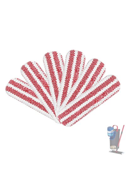 OEM Lavetă de schimb pentru mop Vileda/O-Cedar H2prO, lavabilă, roșie – lemn/...