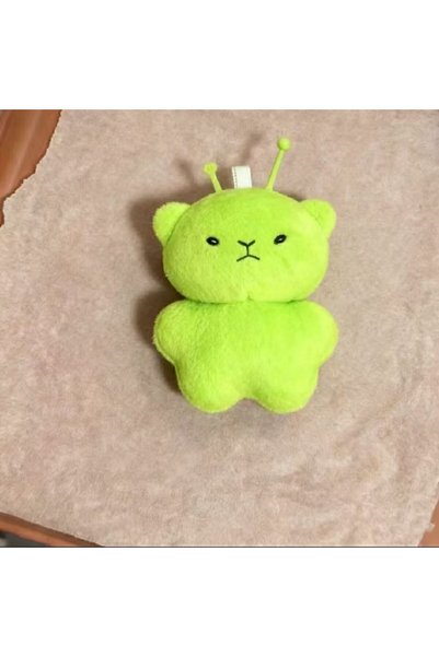 Choice1 1PC 12pc Mini Alien Cat Plush Pendant Keyring Green Soft Plush Portab...