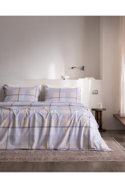 Madame Coco Oise Double 100% Cotton Ranforce Printed Sheet and Duvet Cover Se...