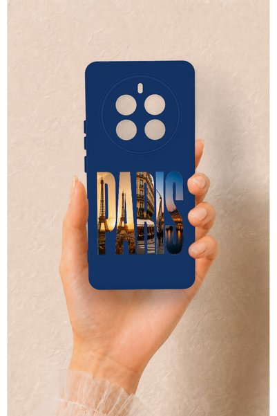 Vip Case Realme 12 Pro Compatible Paris Patterned Silicone Case