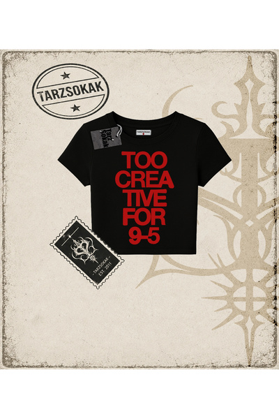 Tarzsokak Gotička i grunge ulična odjeća previše kreativna za 9 5 Baby Tee