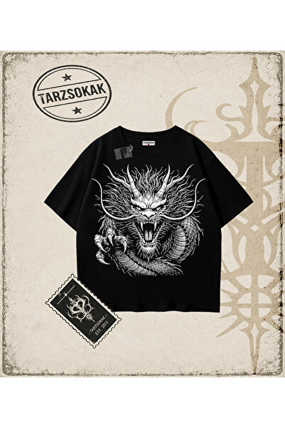 Tarzsokak Dragon Oversize Unisex Majica