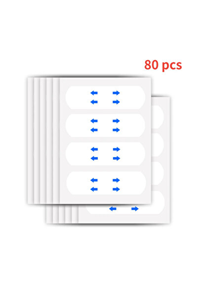 Choice 80 pcs stickers 40-80PCS V-Shape Face Wrinkle Sagging Skin Adhesive Ta...