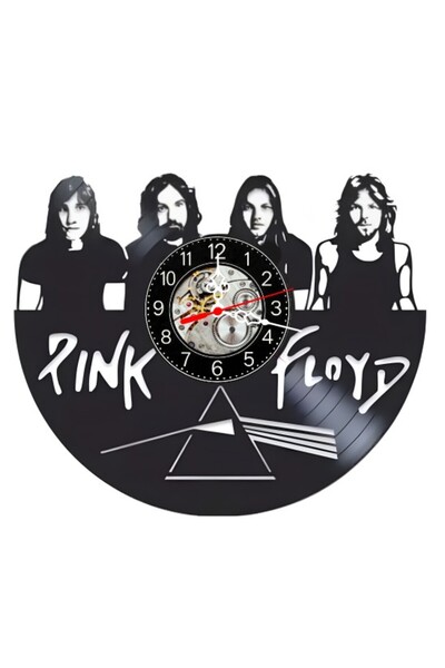 OEM Ceas de perete decorativ din disc de vinil, Pink Floyd Dark Side of the M...
